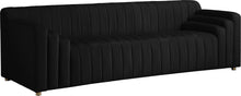 Load image into Gallery viewer, Naya Black Velvet Sofa image
