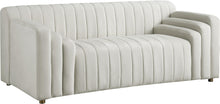 Load image into Gallery viewer, Naya Cream Velvet Loveseat image
