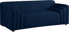 Load image into Gallery viewer, Naya Navy Velvet Loveseat image
