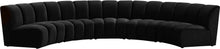 Load image into Gallery viewer, Infinity Black Velvet 5pc. Modular Sectional image
