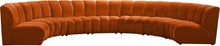 Load image into Gallery viewer, Infinity Cognac Velvet 7pc. Modular Sectional image

