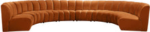 Load image into Gallery viewer, Infinity Cognac Velvet 8pc. Modular Sectional image
