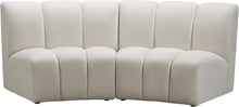 Load image into Gallery viewer, Infinity Cream Velvet 2pc. Modular Sectional image
