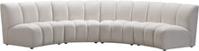 Load image into Gallery viewer, Infinity Cream Velvet 4pc. Modular Sectional image
