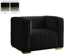 Load image into Gallery viewer, Ravish Black Velvet Chair image
