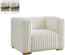 Load image into Gallery viewer, Ravish Cream Velvet Chair image
