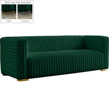 Load image into Gallery viewer, Ravish Green Velvet Sofa image
