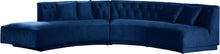 Load image into Gallery viewer, Kenzi Navy Velvet 2pc. Sectional image

