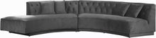 Load image into Gallery viewer, Kenzi Grey Velvet 2pc. Sectional image

