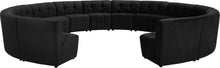 Load image into Gallery viewer, Limitless Black Velvet 14pc. Modular Sectional image
