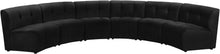 Load image into Gallery viewer, Limitless Black Velvet 6pc. Modular Sectional image
