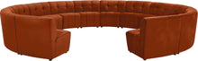 Load image into Gallery viewer, Limitless Cognac Velvet 14pc. Modular Sectional image
