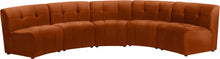 Load image into Gallery viewer, Limitless Cognac Velvet 5pc. Modular Sectional image
