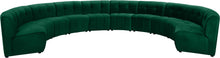 Load image into Gallery viewer, Limitless Green Velvet 10pc. Modular Sectional image
