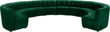 Load image into Gallery viewer, Limitless Green Velvet 12pc. Modular Sectional image
