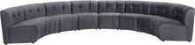 Load image into Gallery viewer, Limitless Grey Velvet 8pc. Modular Sectional image
