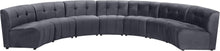 Load image into Gallery viewer, Limitless Grey Velvet 7pc. Modular Sectional image
