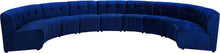 Load image into Gallery viewer, Limitless Navy Velvet 9pc. Modular Sectional image
