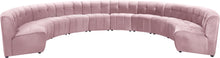 Load image into Gallery viewer, Limitless Pink Velvet 10pc. Modular Sectional image
