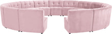 Load image into Gallery viewer, Limitless Pink Velvet 15pc. Modular Sectional image
