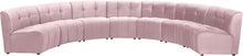 Load image into Gallery viewer, Limitless Pink Velvet 7pc. Modular Sectional image
