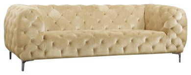 Mercer Beige Velvet Sofa image