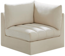 Load image into Gallery viewer, Jacob Cream Velvet Corner image
