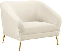 Load image into Gallery viewer, Hermosa Cream Velvet Chair image
