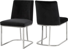 Load image into Gallery viewer, Heidi Black Velvet Dining Chair image
