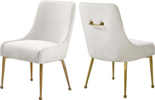 Load image into Gallery viewer, Owen Cream Velvet Dining Chair image

