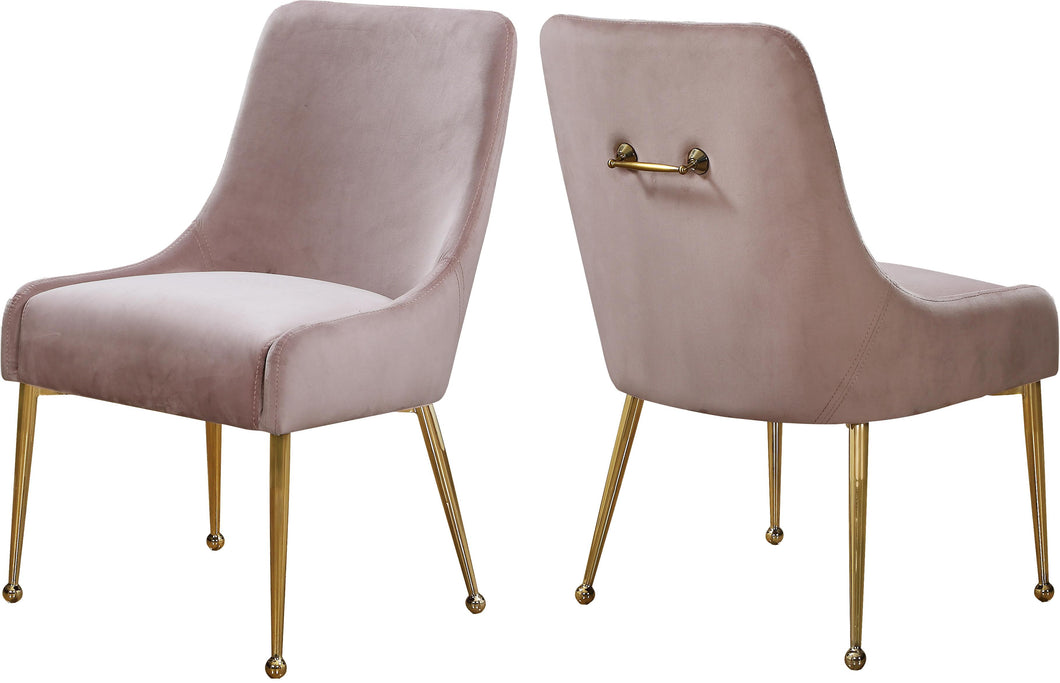 Owen Pink Velvet Dining Chair image