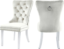 Load image into Gallery viewer, Miley Cream Velvet Dining Chair image
