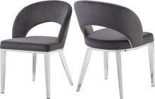 Load image into Gallery viewer, Roberto Grey Velvet Dining Chair image
