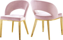 Load image into Gallery viewer, Roberto Pink Velvet Dining Chair image
