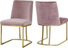 Load image into Gallery viewer, Heidi Pink Velvet Dining Chair image
