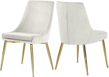 Load image into Gallery viewer, Karina Cream Velvet Dining Chair image
