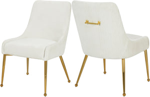 Ace Cream Velvet Dining Chair image