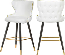 Load image into Gallery viewer, Hendrix White Faux Leather Counter/Bar Stool image
