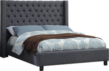 Load image into Gallery viewer, Ashton Grey Linen King Bed image
