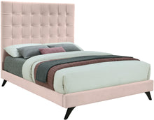 Load image into Gallery viewer, Elly Pink Velvet King Bed image
