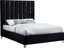 Load image into Gallery viewer, Enzo Black Velvet King Bed image
