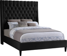 Load image into Gallery viewer, Fritz Black Velvet Full Bed image
