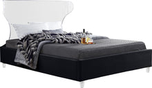 Load image into Gallery viewer, Ghost Black Velvet Queen Bed image

