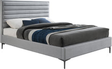 Load image into Gallery viewer, Hunter Grey Linen Queen Bed image
