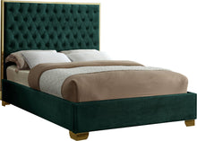 Load image into Gallery viewer, Lana Green Velvet Queen Bed image
