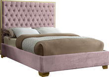 Load image into Gallery viewer, Lana Pink Velvet Queen Bed image
