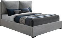 Load image into Gallery viewer, Misha Light Grey Polyester Fabric King Bed (3 Boxes) image
