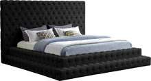 Load image into Gallery viewer, Revel Black Velvet King Bed (3 Boxes) image
