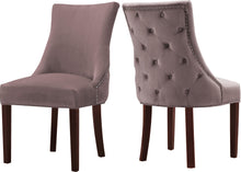 Load image into Gallery viewer, Hannah Pink Velvet Dining Chair image
