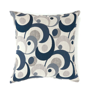 Swoosh Blue 22" X 22" Pillow, Blue (2/CTN)